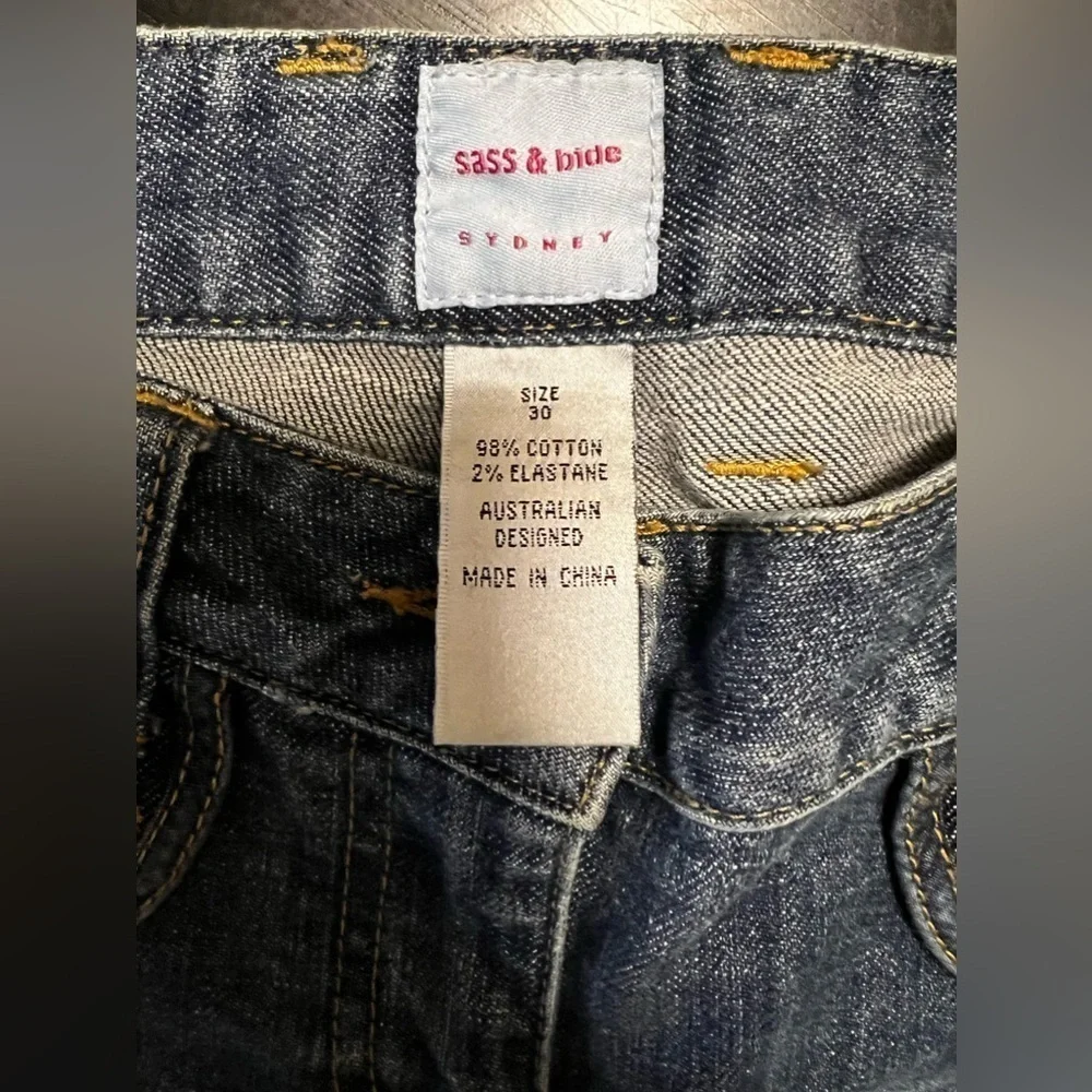 Sass and Bide Jeans Sydney size 30